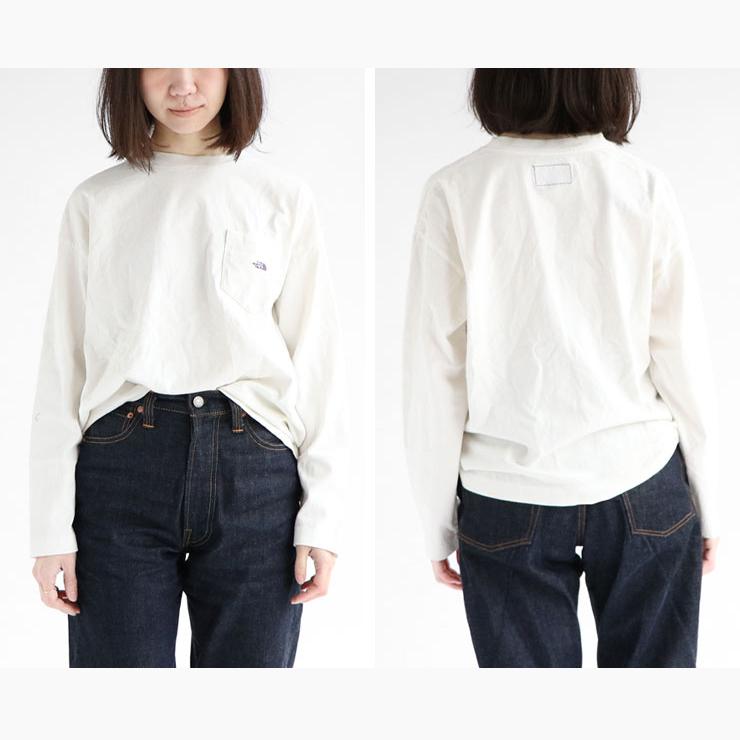 **特價商品售出不退換**紫標 THE NORTH FACE PURPLE LABEL 7OZ 六色 長袖 刺繡 口袋T 長T【NT3961N】