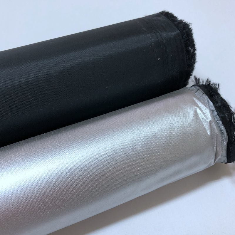 6002 黑色遮光布 遮光率95 一面黑一面銀 窗簾傘布