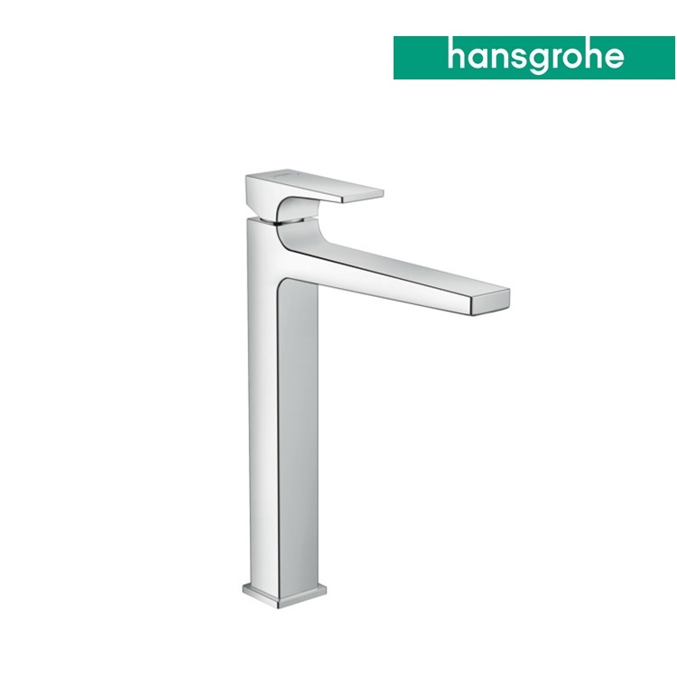 hansgrohe Metropol 32512, -000 Single lever Tall basin mixer 260 with lever handle with push-open waste set - With GA Approval & Wels
