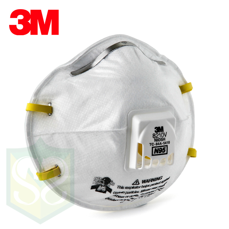 3M™ 8210V N95 (配備呼氣閥) 即棄口罩 (十個裝)