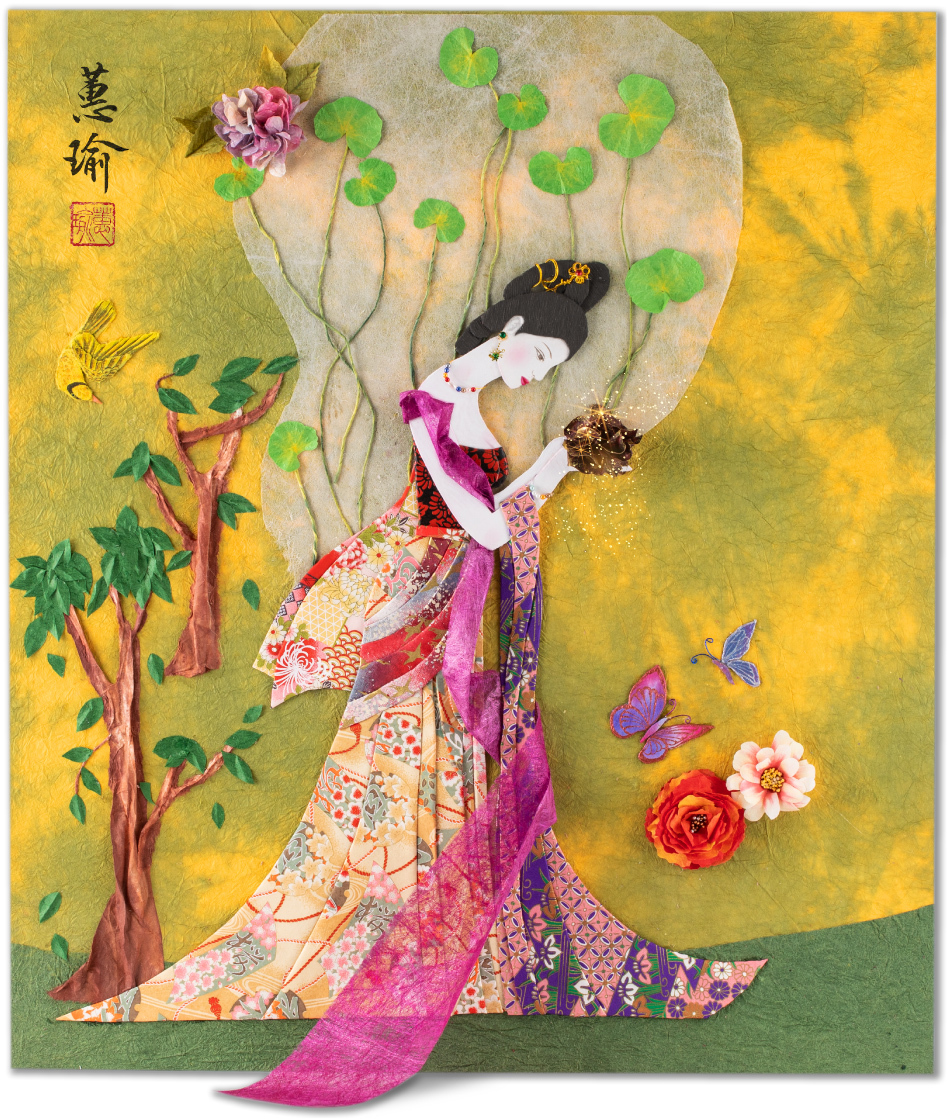 美·神靡 Goddess15 女神紙押繪作品原圖 (Original picture of Goddess)