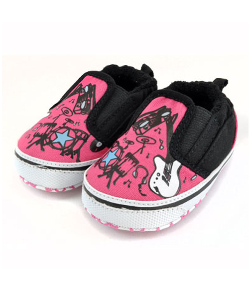 搖滾粉紅色 嬰兒鞋