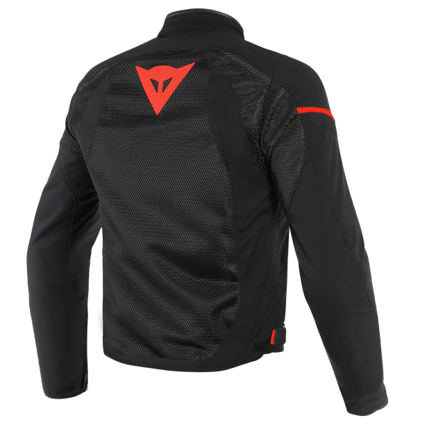 DAINESE AIR FRAME D1 TEX JACKET BLACK/BLACK/RED-FLUO 黑黑螢光紅 四季防摔衣