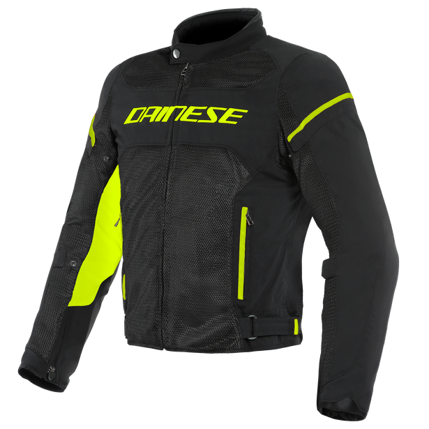 DAINESE AIR FRAME D1 TEX JACKET BLACK/BLACK/YELLO-FLUO 黑黑螢光黃 四季防摔衣