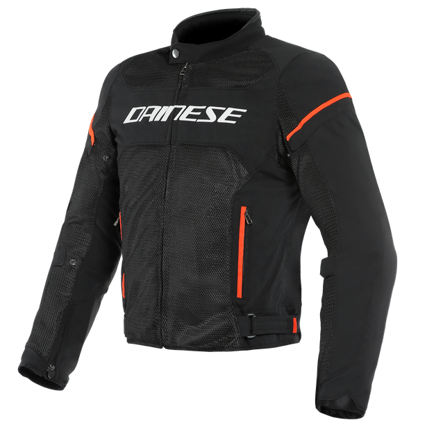 DAINESE AIR FRAME D1 TEX JACKET BLACK/WHITE/FLUO-RED 黑白螢光紅 四季防摔衣
