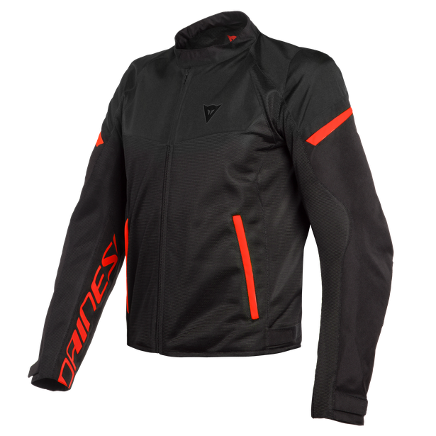 DAINESE BORA AIR TEX JACKET BLACK/FLUO-RED 黑螢光紅 夏季防摔衣