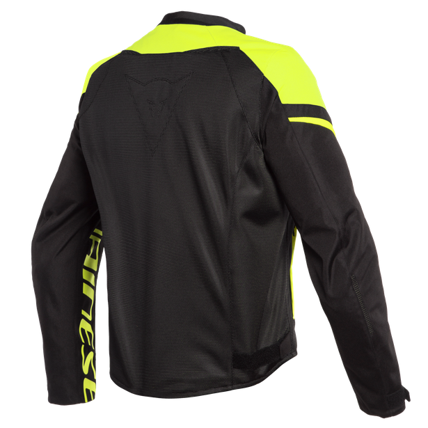 DAINESE BORA AIR TEX JACKET BLACK/FLUO-YELLOW 黑螢光黃 夏季防摔衣