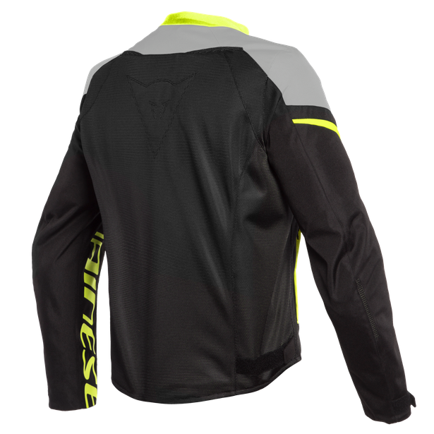 DAINESE BORA AIR TEX JACKET BLACK/MAGNESIO-MATT/FLUO-YELLOW 黑銀螢光黃 夏季防摔衣