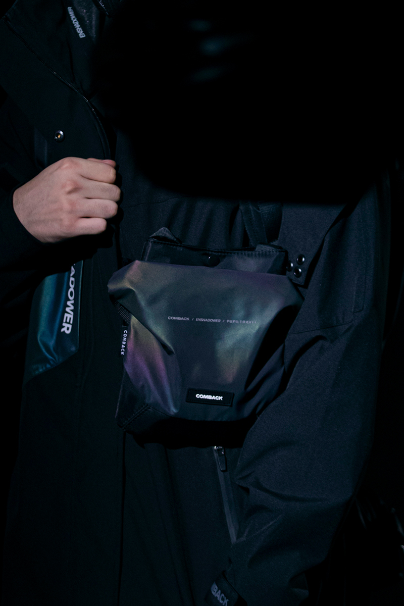隱蔽者 x COMBACK x Pupil Travel 三方聯名機能斜挎小包