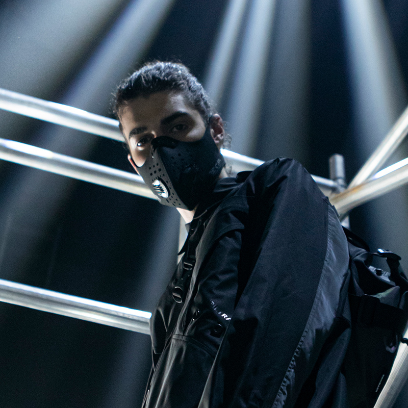 隱蔽者 x COMBACK x Pupil Travel 三方聯名機能黑色N95面罩