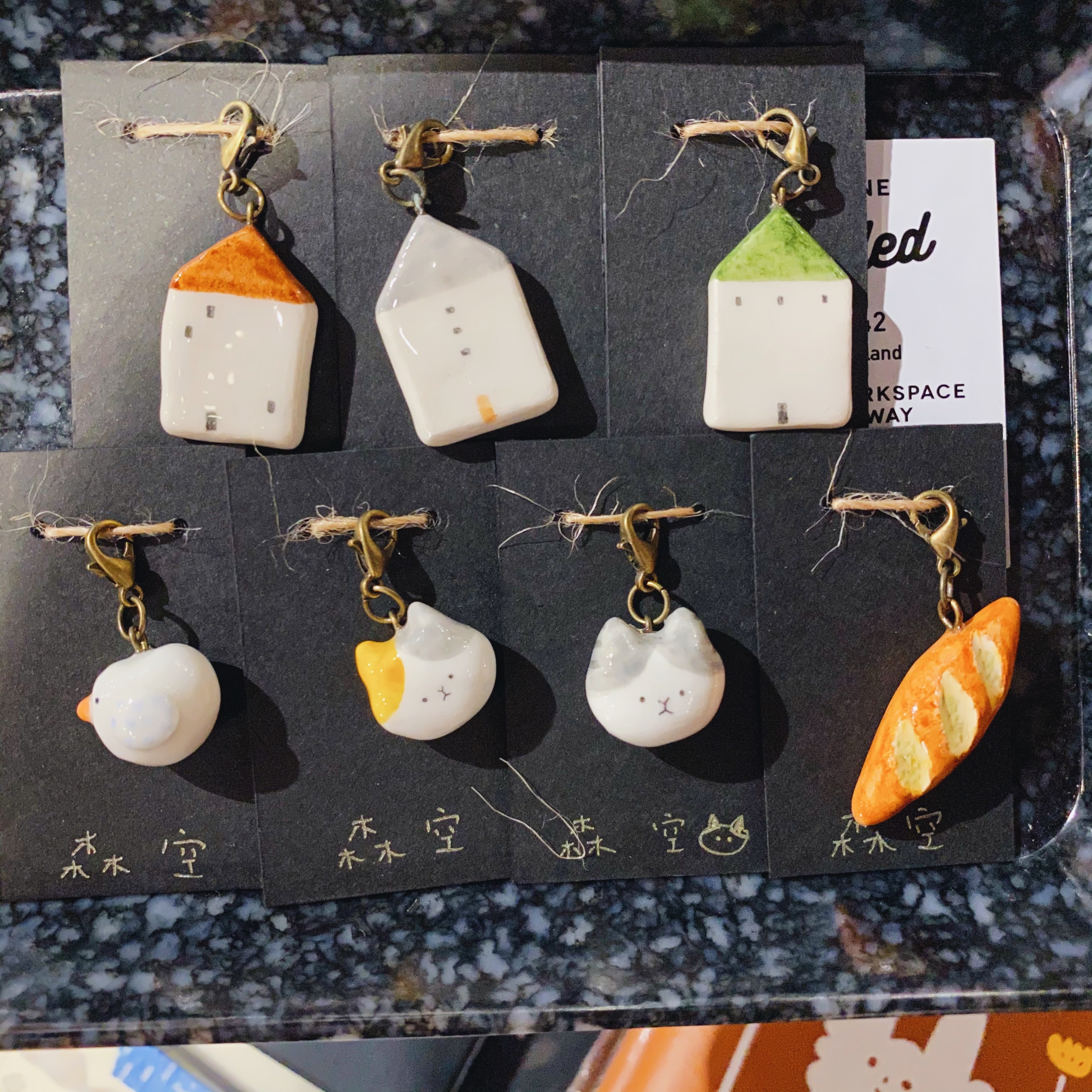 森空 手作 黏土小吊飾