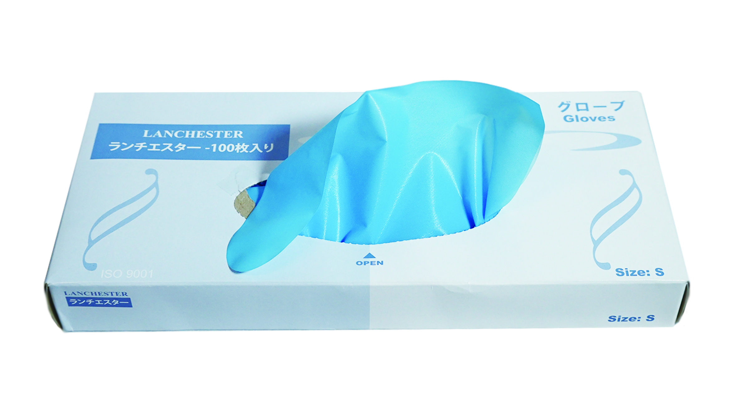 Lanchester CPE 食品級日本壽司藍色手套(中碼)(一次性)(不含過敏成分)