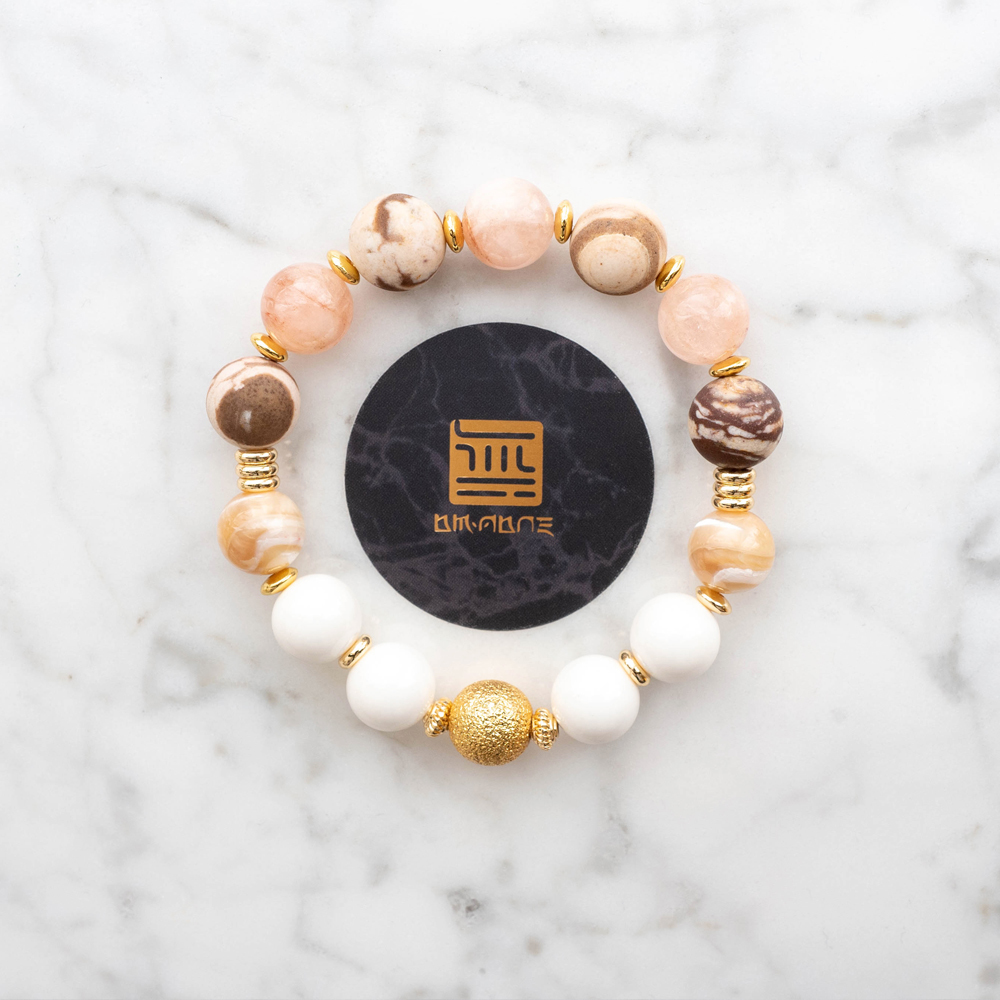 《無OMNONE 玉石手鍊》圓舞曲系列 - 閃耀