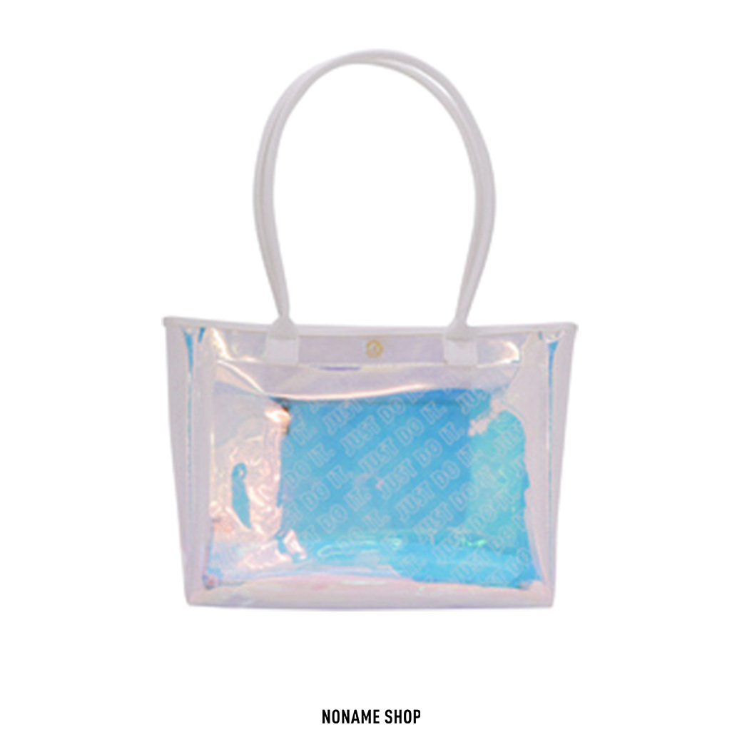 Nike Just Do It 霓虹 彩虹 獨角獸 透明 托特包 肩背包 手提包 包包 袋子