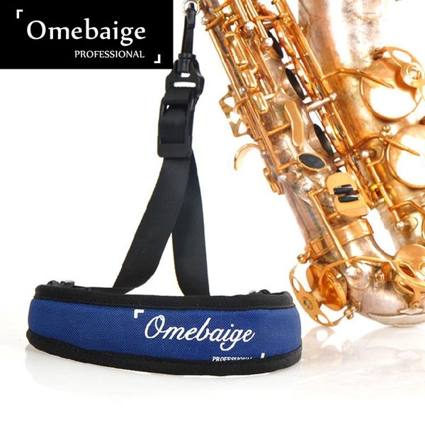 全新 Omebaige BGAC32 高檔 加厚加寬 薩克斯風 背帶 超柔布料 360度封閉掛勾設計