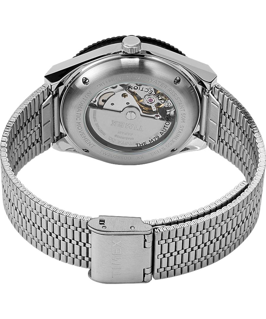 TIMEX 天美時Q-Timex M79 復古機械腕錶-黑色2U78300