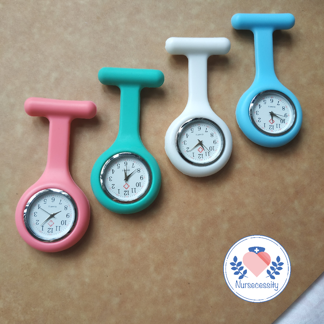 [現貨] 矽膠護士錶