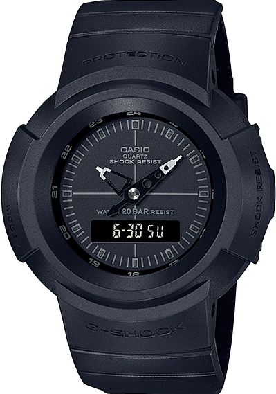 萬年鐘錶 - G-SHOCK  經典復刻 防震電子錶  AW-500BB-1E 錶徑: 47.7MM