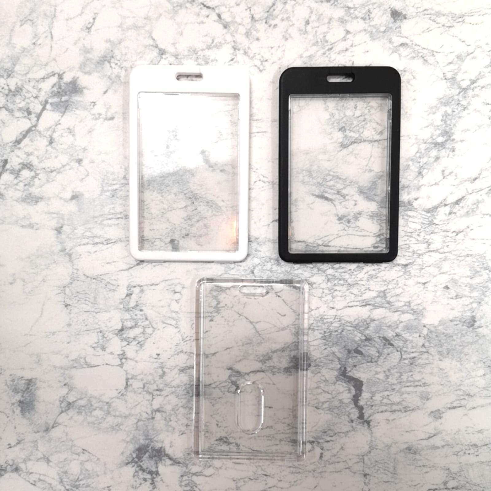 [現貨] 雙面透明證件套(直)