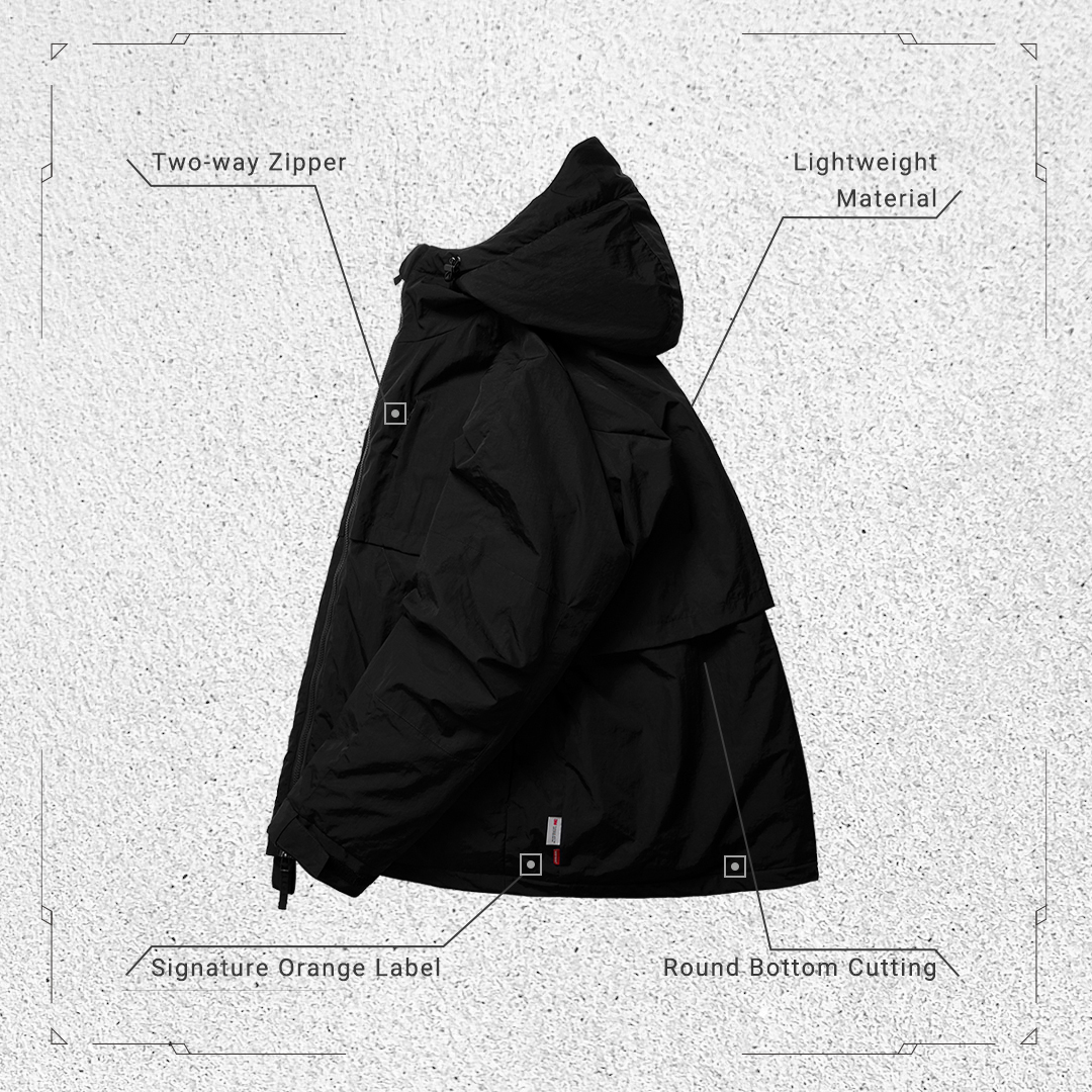 E.4th 3M Thinsulate “Foggy” Parka - Black