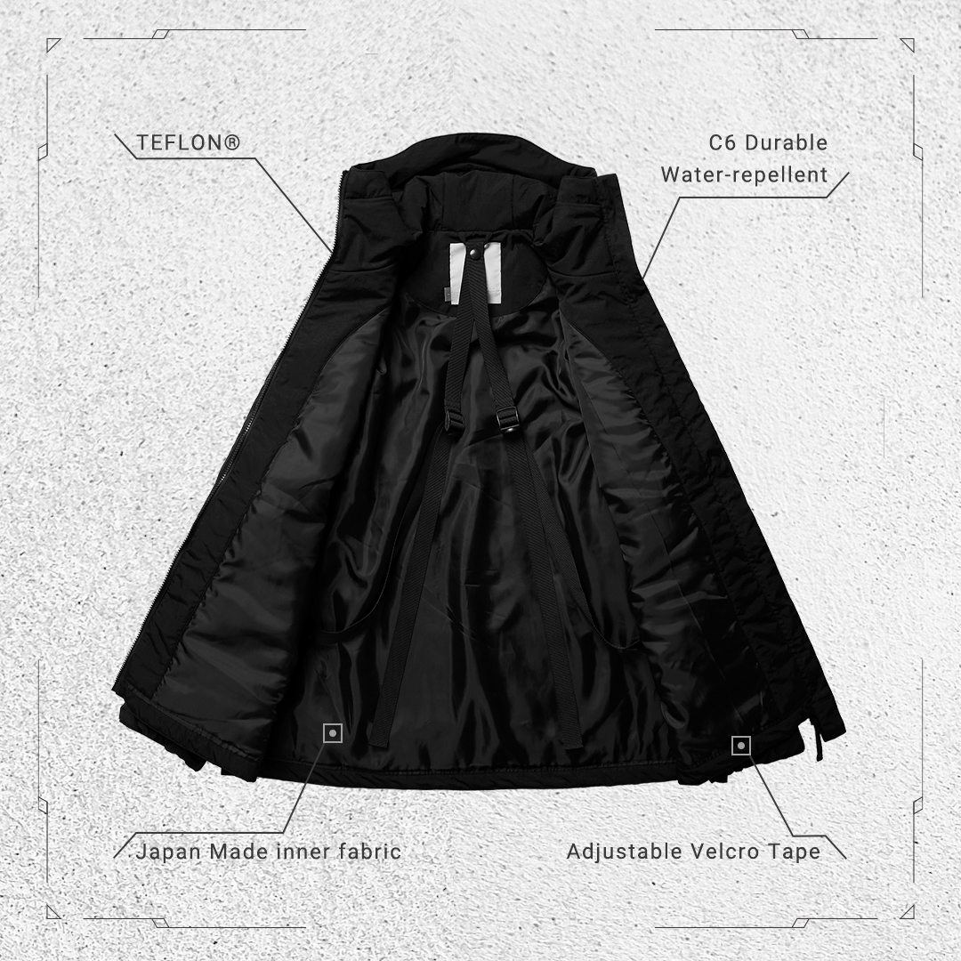 E.4th 3M Thinsulate “Foggy” Parka - Black