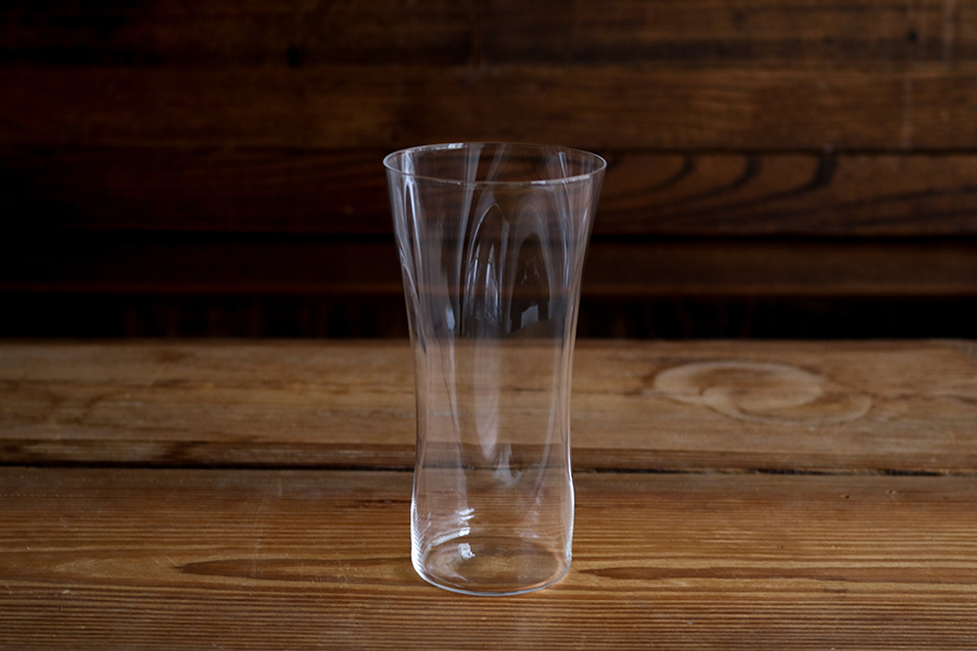 松德-薄張 皺摺 直筒杯/L 松德硝子玻璃杯