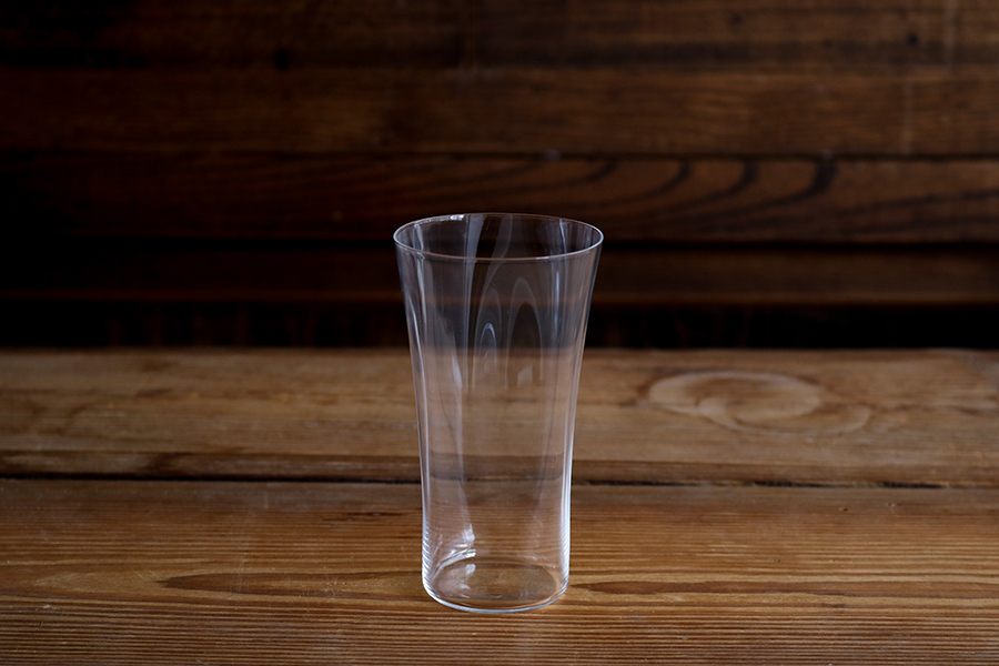 松德-薄張 皺摺 直筒杯/M 松德硝子玻璃杯