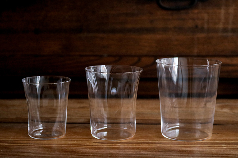 松德-薄張 皺摺 復刻款/L 松德硝子玻璃杯