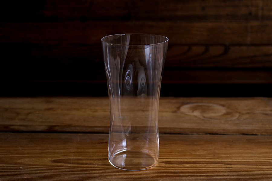 松德-薄張 皺摺 直筒杯/LL 松德硝子玻璃杯