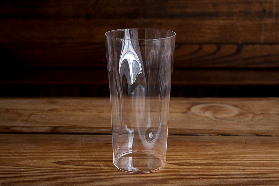 松德-薄張 皺摺 直筒杯/LL 松德硝子玻璃杯