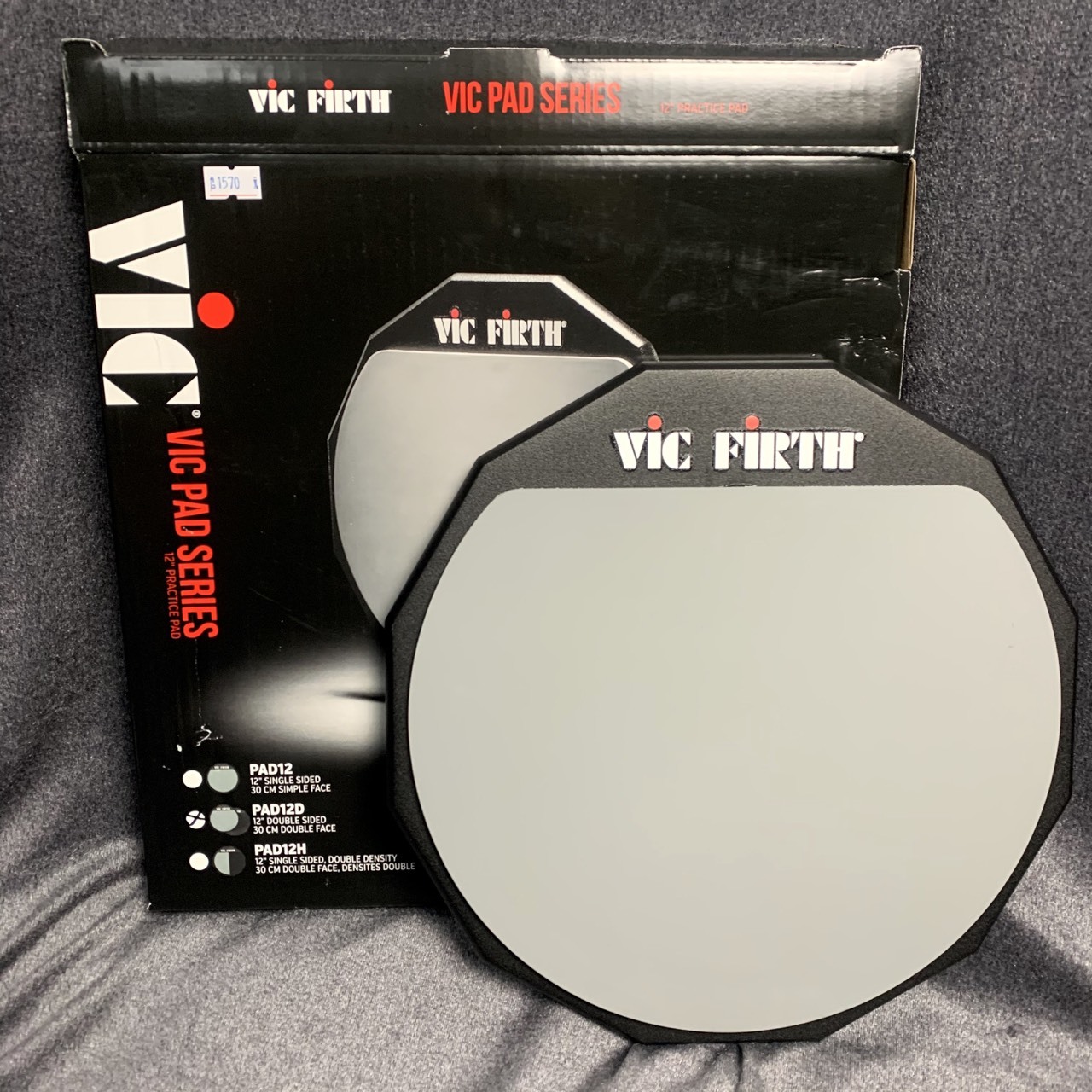 Vic Firth 12吋 雙面 橡膠打點板 型號PAD12D