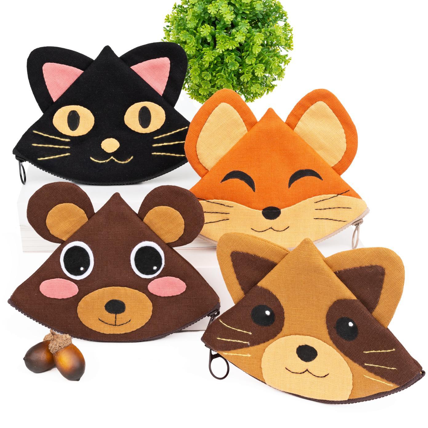 動物零錢包(材料包)/個