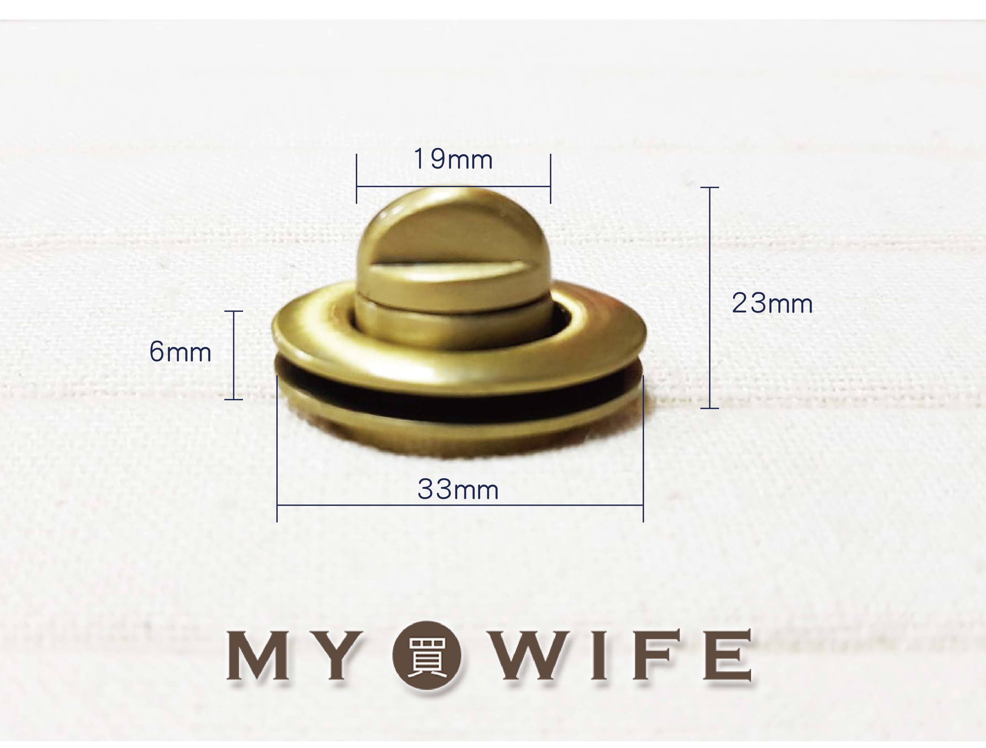 33mm合金包蓋轉鎖扣_4色【YR-18002】