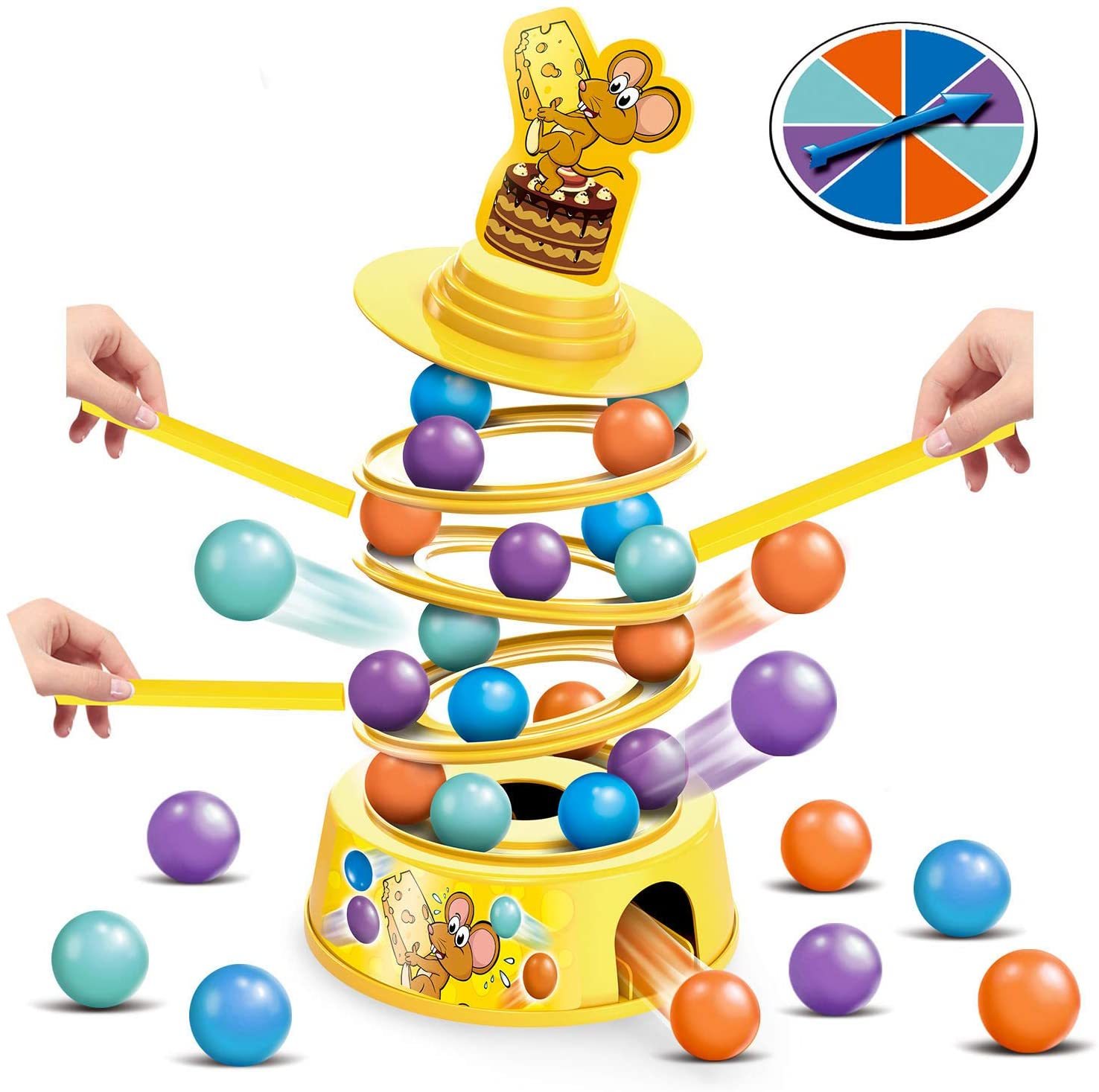 HISTOYE Tower Stacking Fun Board Game for Kids 46 Adul