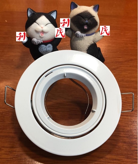 RIO 平板燈殼 DL302-W (白殼/黑殼) <假天花用>