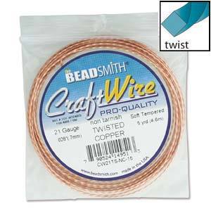 CW21TS-NC-15/手作配件/craftwire/水晶工房/銅線/手工線/繞線飾品/BEADSMITH
