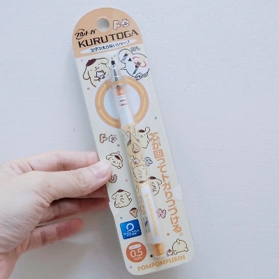 Sanrio 布丁狗 / 雙子星 KURU TOGA 旋轉自動鉛筆 0.5mm｜UNI 三菱 日本