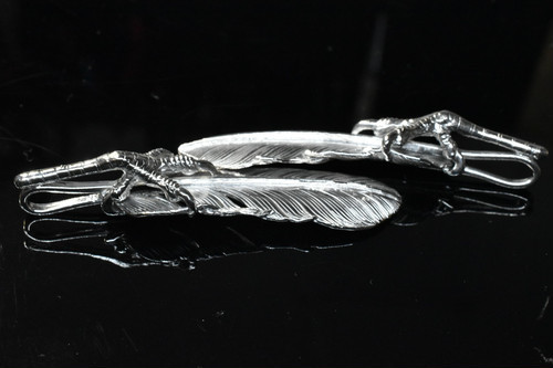 Life系列 純銀為鷹爪羽毛大碼