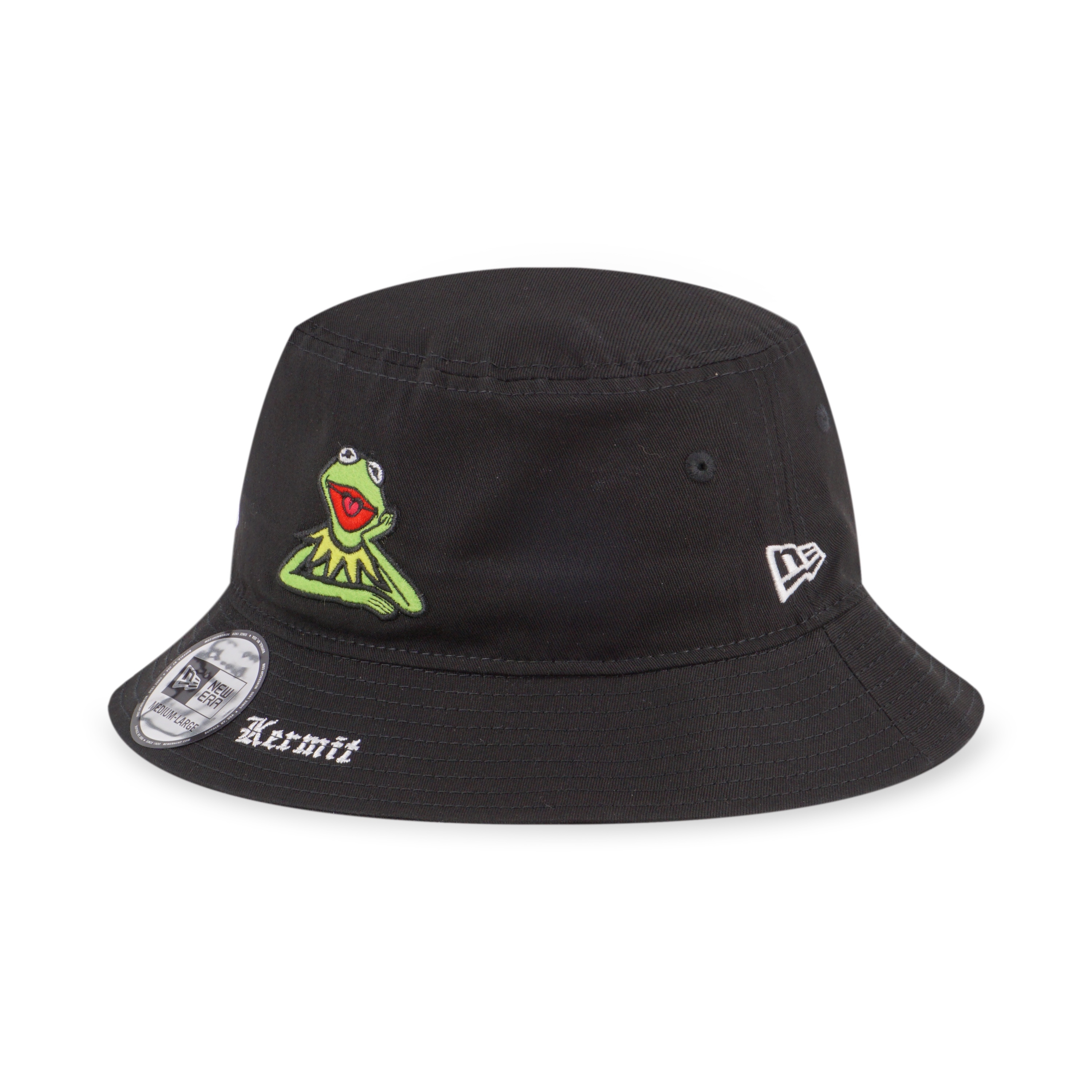 New Era Kermit The Frog Bucket Hat Black
