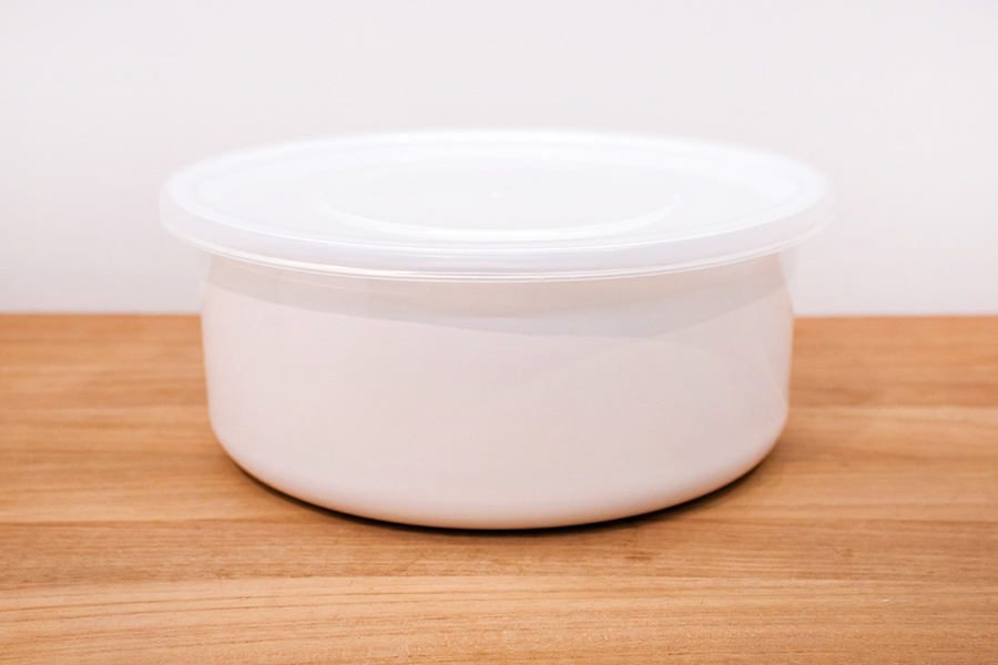 野田琺瑯-圓形保存容器21cm(塑膠蓋) RD-21