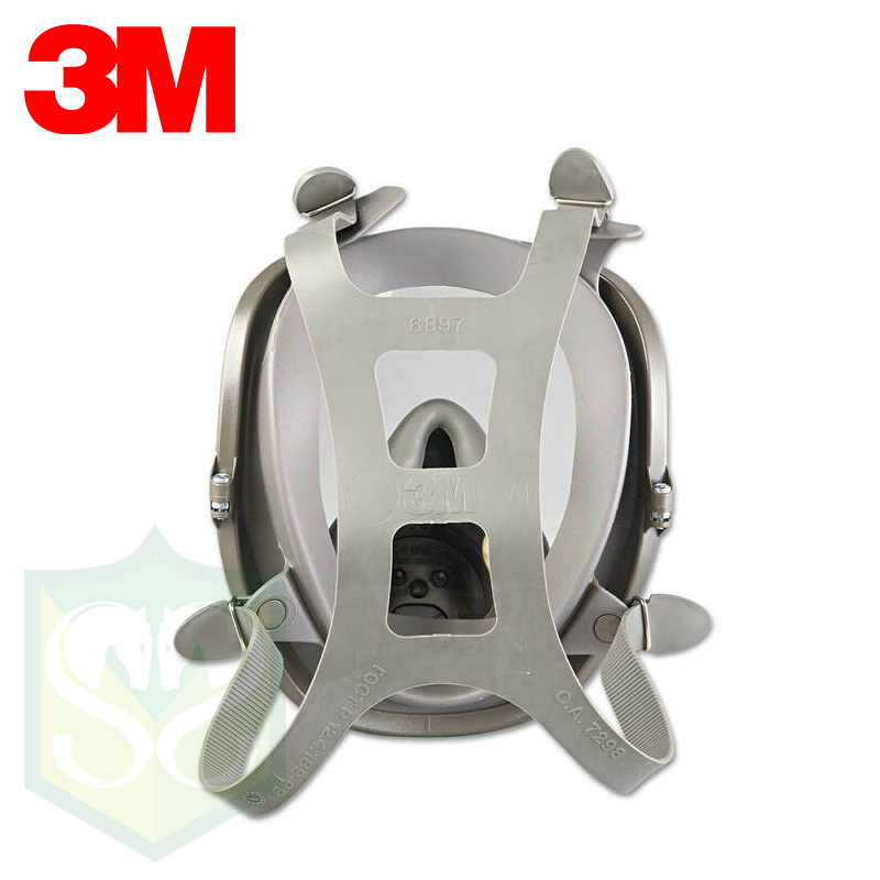 3M™  6800 全面式矽膠防毒面具