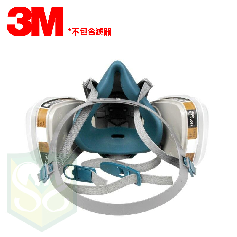 3M 6502QL 半面雙罐式防毒面具 (快拆系列)