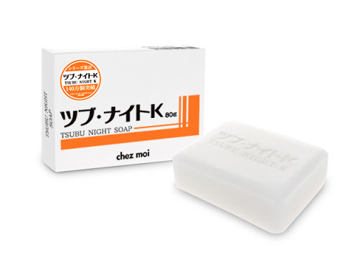日本製 TSUBU NIGHT SOAP 去脂肪粒洗顏皂(80g)