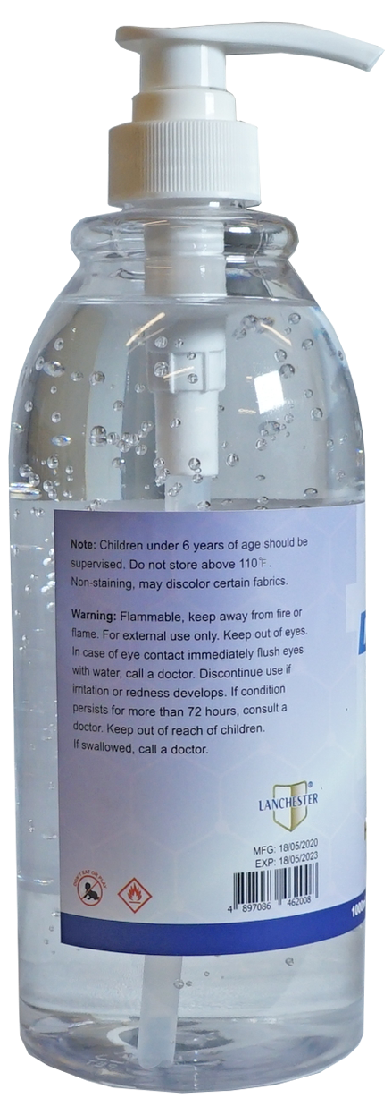 Lanchester 消毒酒精搓手液 1000ml (含維他命E及蘆薈)