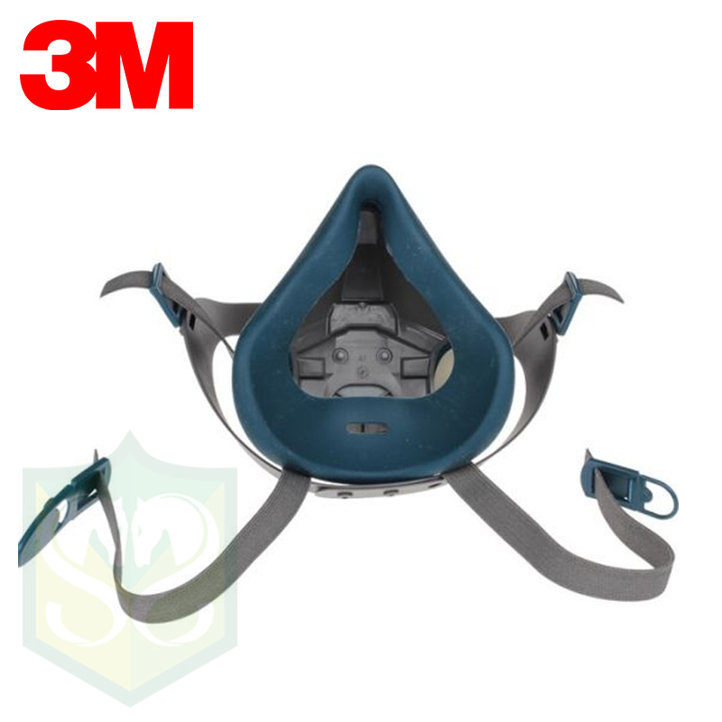 3M™ 6502 耐用舒適型雙罐式矽膠防毒面具