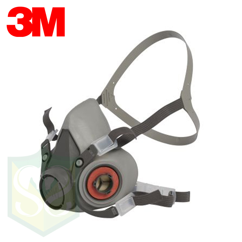 3M™  6200 半面雙罐式防毒面具