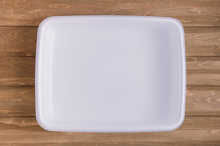 野田琺瑯 長方形淺型保存容器（塑膠蓋）WRA-L