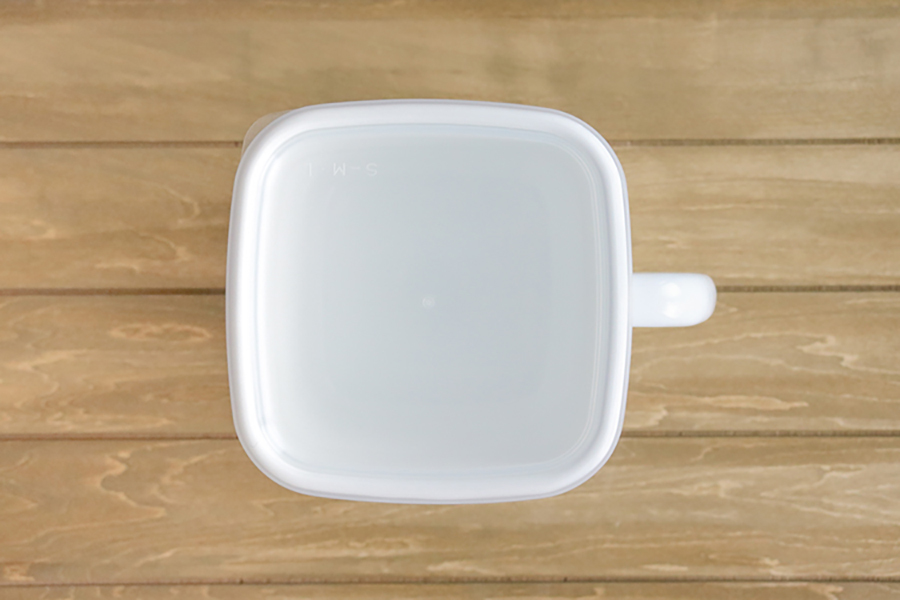 野田琺瑯-方形附把手保存容器L（塑膠蓋）MS-12K