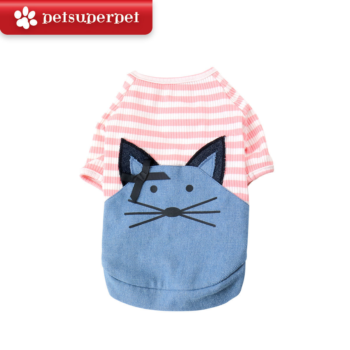 BLUE PORT 貓咪可愛老鼠T恤 (平行進口貨品) (2尺寸)