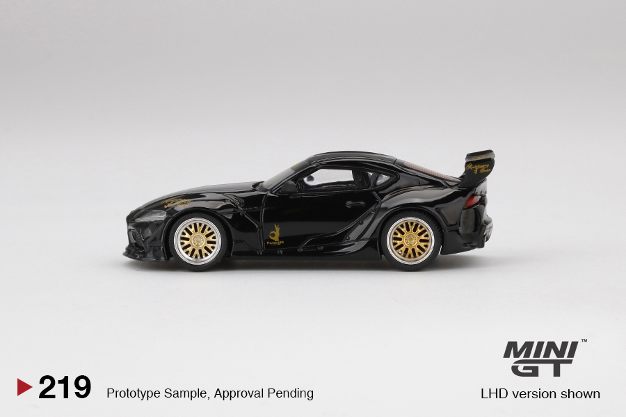 MiniGT 1/64 Pandem Toyota GR Supra V1.0 (Black) RHD